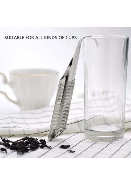2 Adet Boru Tasarımı Dokunmatik Hissediyorum Çay Demlik Paslanmaz Çelik Çay Süzgeci Tutucu Çay Kaşığı Demlik Filtre Mutfak Çay Aracı Aksesuarla (Yurt Dışından) modelleri