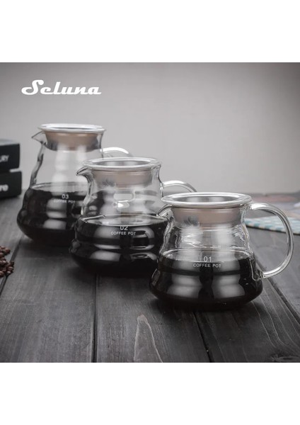 Ahşap Tutucu Damlatıcı Koni Cam Aralığı Kahve Sunucusu Üzerine Dökün 360/600/800 ml El Damla Yeniden Kullanılabilir Filtre Kağıdı Cezve Kahve Su Isıtıcısı Brewer Barista (Yurt Dışından)