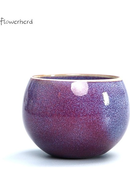 D Büyük Seramik Çay Bardağı Porselen Çay Fincanları Teaware Kung Fu Çay Seti Fincan Master Cup Retro Ru Fırın Çay Kupa Kahve Kupaları Kahve Fincanları (Yurt Dışından) modelleri