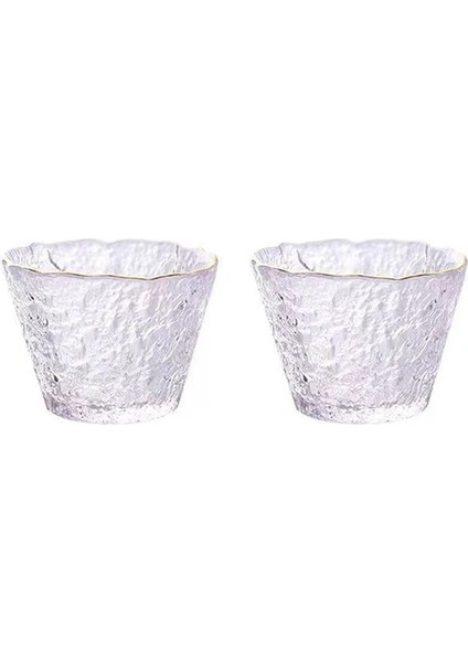 H Altın Kenar Yüksek Kaliteli Çekiç Cam Çay Seti Japon Çaydanlık Çin Kung Fu Çay Töreni Kupalar Kahve Fincanları Cam Kupa Gaiwan Teaware Pot (Yurt Dışından)