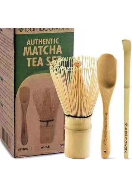 B Çay Seti Çay Japon Seti Matcha Çırpma Çay Kaşığı ve Kepçe Matcha Çay Seti Bambu Aksesuarları (Yurt Dışından)