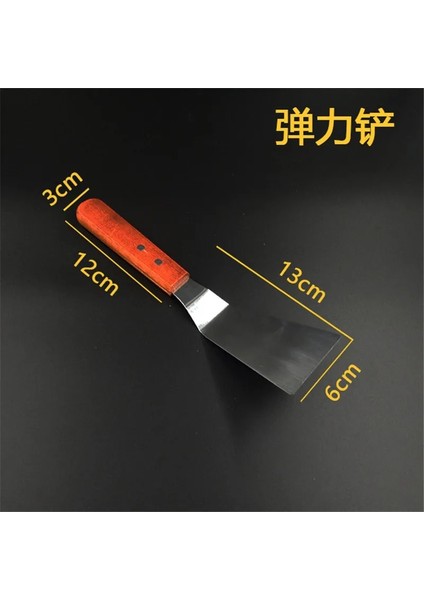 Koyu Haki Biftek Paslanmaz Çelik Kızarmış Kürek Spatula Pizza Açgözlü Kesiciler Maça Pasta Kek Barbekü Araçları Ahşap Saplı Mutfak Eşyaları (Yurt Dışından) indirimleri