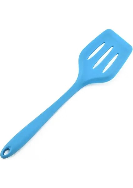 Mavi Mutfak Eşyaları Pişirme Turner Silikon Oluklu Pişirme Spatula Pişirme Gereçler Ev Kürek Spatula Pişirme Araçları (Yurt Dışından)