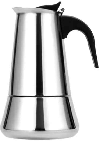 Düz 100 ml Paslanmaz Çelik Moka Pot Avrupa Soba Üstü Espresso Makinesi Taşınabilir Percolator Kahve Fincanı Indüksiyon Ocak Için (Yurt Dışından) fiyatları
