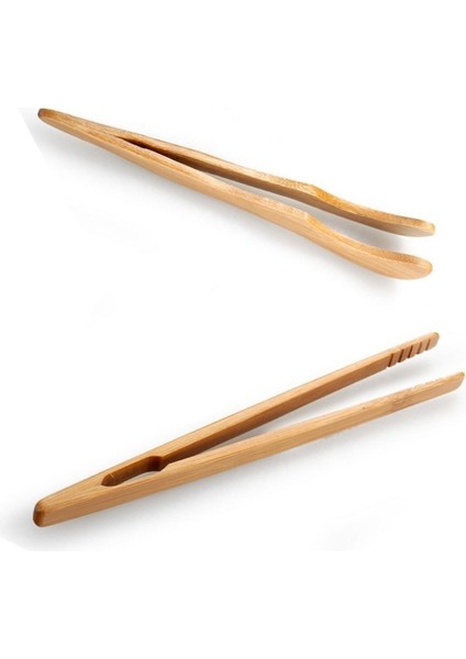 1 Adet Düz Klip 1 Adet Bambu Ahşap Ahşap Gıda Tost Salata Maşası Tost Makinesi Pastırma Şeker Buz Çay Maşası Çay Klipleri Teaware Mutfak (Yurt Dışından)