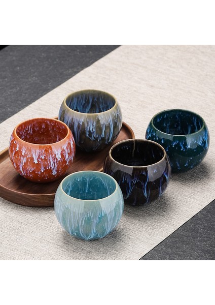 L 5 Bardak Ejderha Yumurtası Çay Bardağı 5 Adet Çay Fincanı Fırın Değiştirme Çay Fincanı Ev Seramik Çay Seti Master Cup Çin Kungfutea Kase Hediye Kutusu (Yurt Dışından) indirimleri