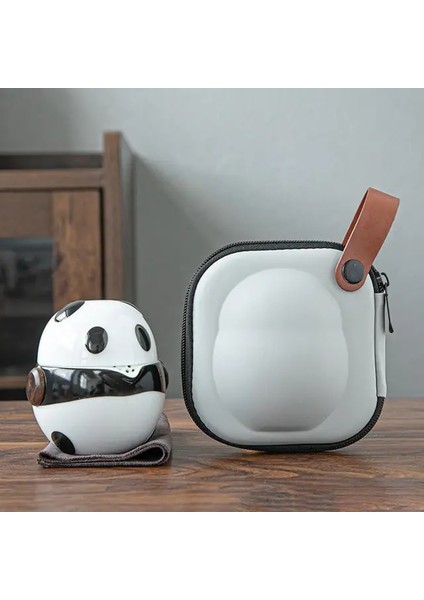 1 Çaydanlık-1 Fincan Mini Panda Seramik Çay Bir Set Seyahat Için Çay Seti Depolama Otel Bahçe Partisi Için Kısa Seyahat Için Çin Kung Fu Seramik Çay Fincanları (Yurt Dışından)