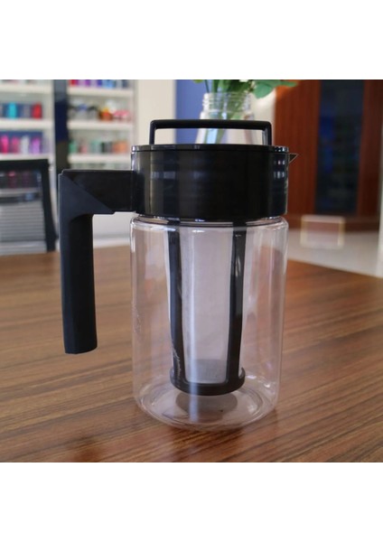 B 900ML/1300ML/2000ML Soğuk Demlemek Buzlu Kahve Makinesi Hava Geçirmez Mühür Silikon Kolu Kahve Su Isıtıcısı Şeffaf Bardak Cam Kahve (Yurt Dışından) fırsatları