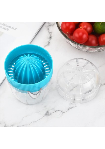 Mavi Plastik Kapaklı Limon Sıkacağı Manuel Limon Sıkacağı Portakal Basın Kupası Narenciye Sıkacağı El Meyve Limon Portakal Suyu Sıkacağı (Yurt Dışından) modelleri