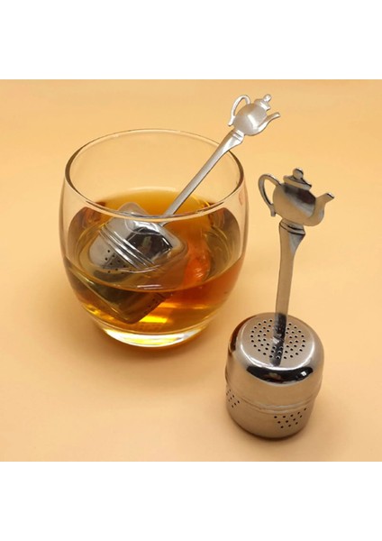 Saplı Çay Süzgeci 304 Paslanmaz Çelik Ince Örgü Çok Amaçlı Çay Filtresi Çay Demlik Gevşek Çay Bardağı ve Çaydanlık Mutfak Için (Yurt Dışından)