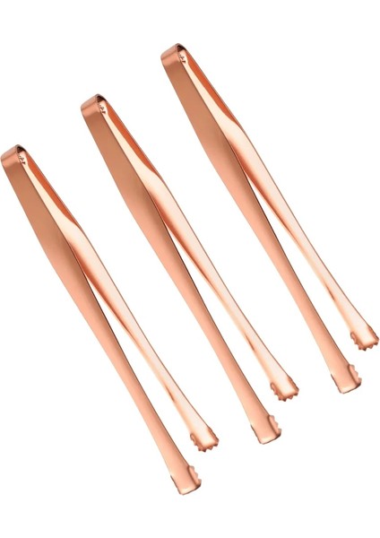 Gül Altın 15X1X1 cm Maşa Maşa Buz Küpü Mutfak Servis Gıda Şeker Tost Makinesi Çelik Paslanmaz Pişirme Metal Mini Tost Şeker Meyve Salatası Çay Büfesi (Yurt Dışından) modelleri