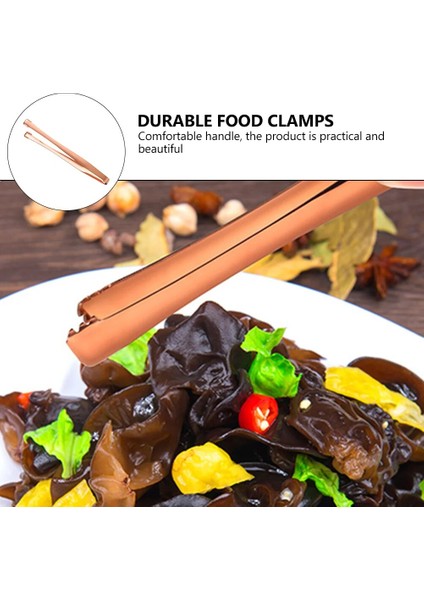 Gül Altın 15X1X1 cm Maşa Maşa Buz Küpü Mutfak Servis Gıda Şeker Tost Makinesi Çelik Paslanmaz Pişirme Metal Mini Tost Şeker Meyve Salatası Çay Büfesi (Yurt Dışından) fırsatları