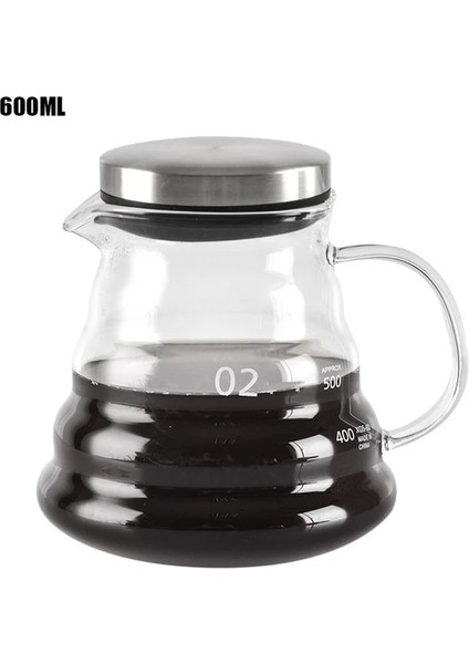 E 360ML 600ML 900ML Aralığı Üzerine Dökün Kahve Sunucusu Sürahi Damla Cezve Kahve Su Isıtıcısı Brewer Barista Percolator Temizle (Yurt Dışından)