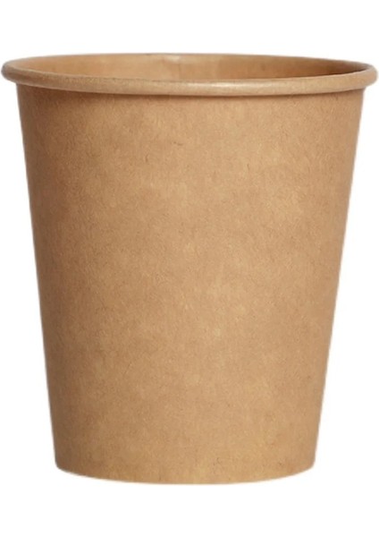 C 100 Adet 100 Adet/paket 7 Oz Kalın Kağıt Bardak Tek Kullanımlık Kraft Kahve Fincanı Sıcak Içme Parti Malzemeleri (Yurt Dışından) modelleri