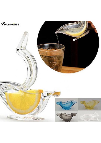 E Limon Sıkacağı Makinesi Kuş Mutfak Aracı Basın Meyve Mini Manuel Sıkacağı Kuş Şekli Şeffaf Taşınabilir Portakal Narenciye Sıkacağı (Yurt Dışından) fiyatları