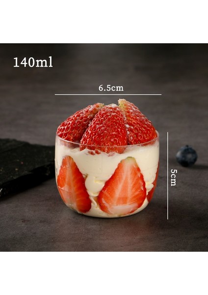 30 Adet 30 Adet 30 Adet Tatlı Bardak Plastik Mousse Puding Dondurma Fincan Tek Kullanımlık Gıda Depolama Festivali Parti Verilen Parti Plastik Bardaklar (Yurt Dışından)