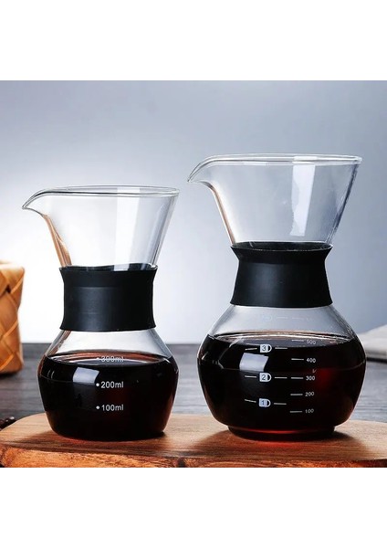 300ML Filtre Yok 600ML Paslanmaz Çelik Filtreli Cam Kahve Su Isıtıcısı Damla Demleme Sıcak Brewer Cezve Damlatıcı Barista Kahve Makinesi Üzerine Dökün (Yurt Dışından) fırsatları