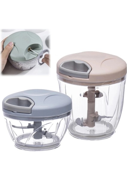 900 ml Pembe Manuel Döndür Kıyma Makinesi Sebze Kesici Sarımsak Kıyıcı Havuç Dilimleme Meyve Kırıcı Karıştırıcılar Mutfak Gadget Araçları (Yurt Dışından)