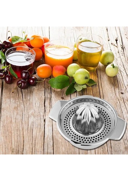 Gümüş Manuel Paslanmaz Çelik Taşınabilir Narenciye Sıkacağı Portakal Limon Sıkacağı Çok Fonksiyonlu Sıkacağı Bulaşık Makinesinde Yıkanabilir Mutfak Aksesuarları (Yurt Dışından) fırsatları