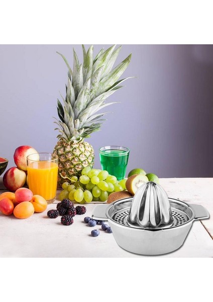 Gümüş Manuel Paslanmaz Çelik Taşınabilir Narenciye Sıkacağı Portakal Limon Sıkacağı Çok Fonksiyonlu Sıkacağı Bulaşık Makinesinde Yıkanabilir Mutfak Aksesuarları (Yurt Dışından) indirimleri