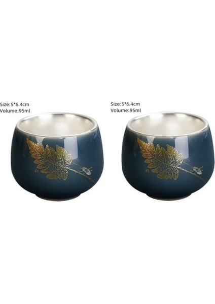 Resim Olarak Cc-2 Adet Buda Seramik Çay Bardağı 999 Gümüş Fincan Zen Kung Fu Puer Oolong Çay Bardağı Tek Fincan Teaware (Yurt Dışından)