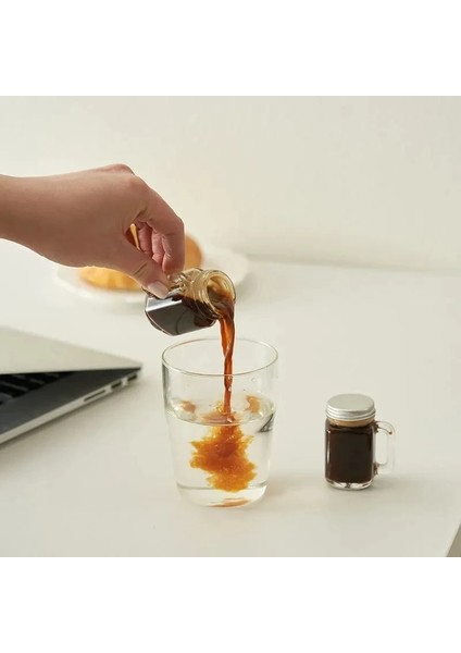 Açık Gri 120ML 10 Adet Mini Cam Şişe Mühürlü Kavanoz Reçel Kapaklı Şişe Sonbahar Armut Ezmesi Bal Çilek Reçeli Baharat Şişesi Süt Coffeeware (Yurt Dışından) fırsatları