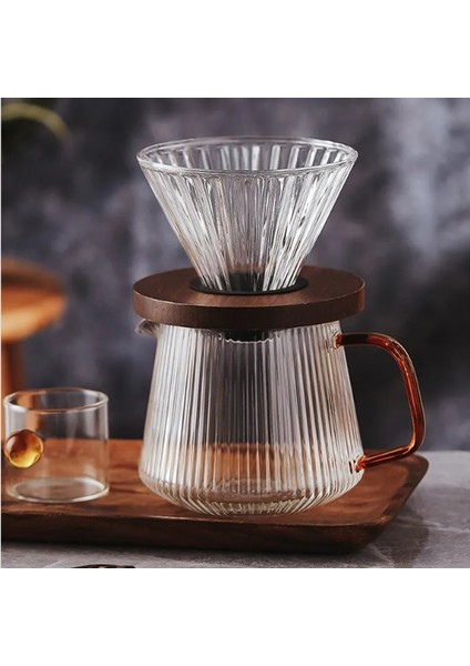 V01 Cam Cezve Isıya Dayanıklı Çaydanlık Kahve Cihazı El Yapımı Kahve Paylaşım Potu V60 Filtre Fincan Seti (Yurt Dışından) modelleri