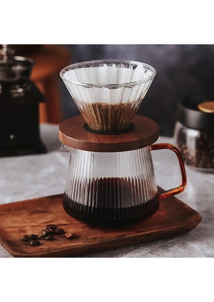 V01 Cam Cezve Isıya Dayanıklı Çaydanlık Kahve Cihazı El Yapımı Kahve Paylaşım Potu V60 Filtre Fincan Seti (Yurt Dışından) indirimleri