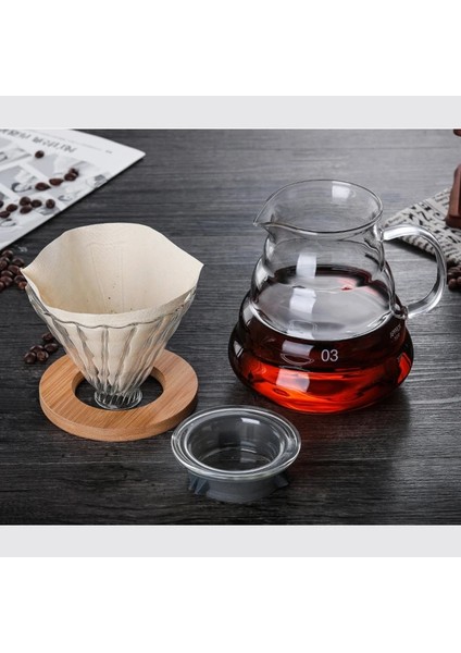 BOTTLE700ML Cezve Paslanmaz Çelik Filtre ile Cam Kahve Damlatıcı Anti-Haşlanma Ahşap Saplı Kahve Makinesi Kahve Bira Kapları (Yurt Dışından) fırsatları