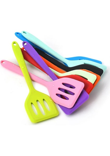 Açık Yeşil 1 Adet Silikon Oluklu Turner Mutfak Pişirme Araçları Yapışmaz Pişirme Spatula Krep Kızartma Tavası Kürek Silikon Pişirme Gereçleri (Yurt Dışından) indirimleri
