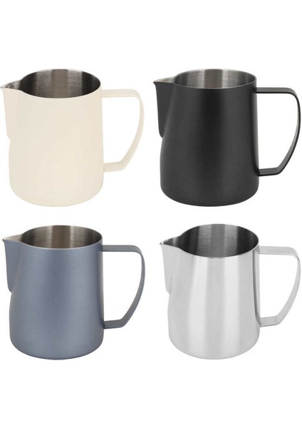 Siyah Kahve Dumanı Tüten Sürahi Süt Kahve Latte Sanat Sürahi Bardak Kahve Için Ergonomik Güzel Doku (Yurt Dışından)