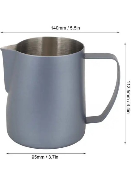 Siyah Kahve Dumanı Tüten Sürahi Süt Kahve Latte Sanat Sürahi Bardak Kahve Için Ergonomik Güzel Doku (Yurt Dışından) modelleri