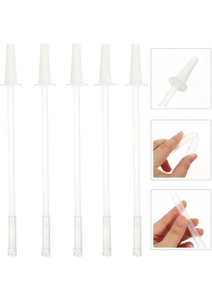 30X3X3 cm 5 Takım Yalıtımlı Sağlıklı Ücretsiz Smoothie Straw Parti Içecekler Payet Içecek Payet Kabarcık Çay Samanı Ev Fincan Kapalı (Yurt Dışından)