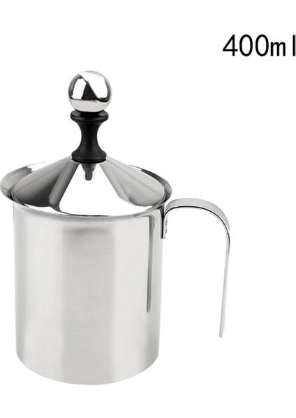 400ML Kahve Karıştırıcı Çift Örgü Süt Kreması Mutfak Gereçleri Süt Köpüğü Örgü Kahve Köpürtücü 400/800ML Manuel Süt Köpürtücü Paslanmaz Çelik (Yurt Dışından)