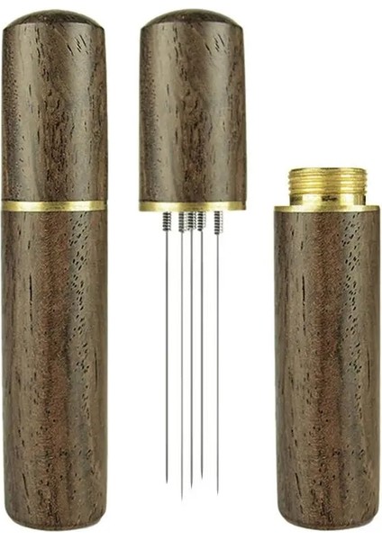 Auburn Kahve Karıştırıcı Paslanmaz Çelik Espresso Iğne Tipi Karıştırıcı Aracı Barista Kahve Tozu Karıştırma Aracı ile Doğal Ahşap (Yurt Dışından) fırsatları