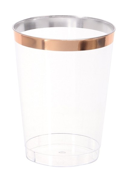 Rsgd 10 Adet 10 Adet 9 Oz 300 ml Şeffaf Plastik Bardaklar Jant Kokteyl Bardakları Içecek Bardakları Düğün Parti Tek Kullanımlık Bardaklar (Yurt Dışından)