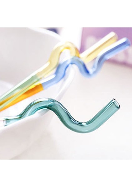 C Güzel Kahve Karıştırma Bükme Pipetleri Yeniden Kullanılabilir Saman Spiral ve Büküm Tasarım Hediye Ev Partisi Mutfak Aksesuarları Için (Yurt Dışından)