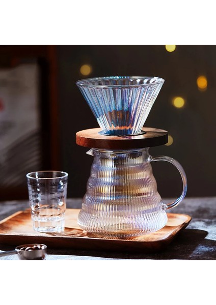 Amber Paylaşım Potu Renkli Coffeeware Damlatıcı Cezve Seti 400/600 ml Kahve Sunucusu Kahve Makinesi Bira Bardağı Cam Kahve Hunisi Damla Kahve Seti (Yurt Dışından) indirimleri