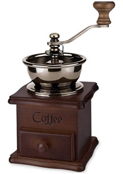 Kahverengi Kahverengi Kahve Değirmeni Mini Ahşap El Manuel El Yapımı Kahve Çekirdeği Çapak Öğütücüler Değirmen Mutfak Aracı Öğütücüler (Yurt Dışından)