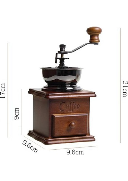 Kahverengi Kahverengi Kahve Değirmeni Mini Ahşap El Manuel El Yapımı Kahve Çekirdeği Çapak Öğütücüler Değirmen Mutfak Aracı Öğütücüler (Yurt Dışından) indirimleri