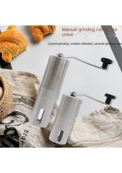Kısa Manuel Öğütücü El Çelik Seramik Çekirdek Kahve Öğütme El Değirmeni Cafe Burr Değirmeni Öğütücü Seramik Baharat Parti 2 Boyutu Makinesi (Yurt Dışından)