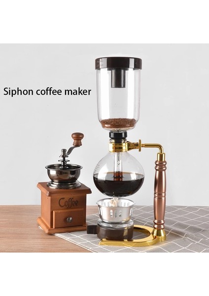 Filtre 3 Bardak Cam Vakum Sifon Kahve Makinesi Makinesi Kahve Sifonu Bira Demleme Potu Filtre Şişesi Technica 5 Tca-3 Kaşık Fırçalı (Yurt Dışından) fırsatları