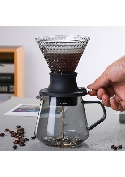 100 Adet Filtre Silikon Taban Isıya Dayanıklı Cam Filtre V60 Set Kahve Paylaşımı Pot Filtre Fincan Bulut El Yıkama Cezve Saklama Kabı (Yurt Dışından)