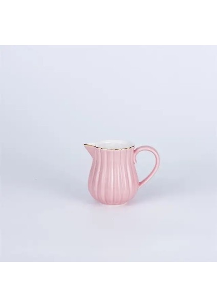 8X8X9 1 Adet Doğrudan Satış Yeni Klasik Altın Arı Çizgili Ikindi Çayı Kahve Süt Suyu Içecek Sürahi Işık Lüks Sır Artı Altın Seramik (Yurt Dışından)