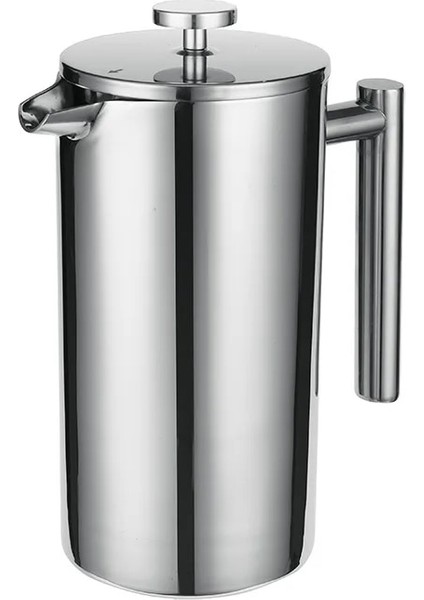 350ML En Iyi French Press Kahve Makinesi - Çift Duvar 304 Paslanmaz Çelik - Demlenmiş Kahve Veya Çayı Sıcak Tutar 3 Boyut (Yurt Dışından)