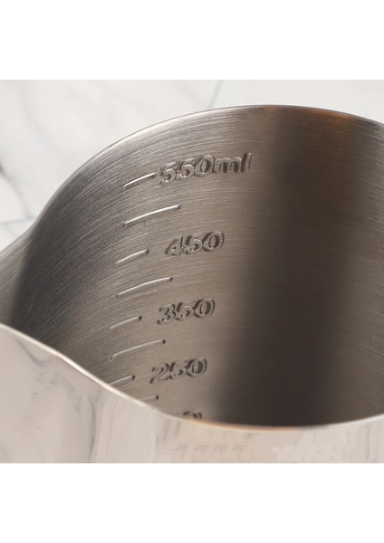 550ML Sihirli Kırmızı 350/550ML Kahve Latte Süt Köpürtme Sürahisi Süt Köpürtücü Sürahi Paslanmaz Çelik Sürahi Espresso Barista Sürahi Süt Tenceresi Ölçekli (Yurt Dışından) modelleri