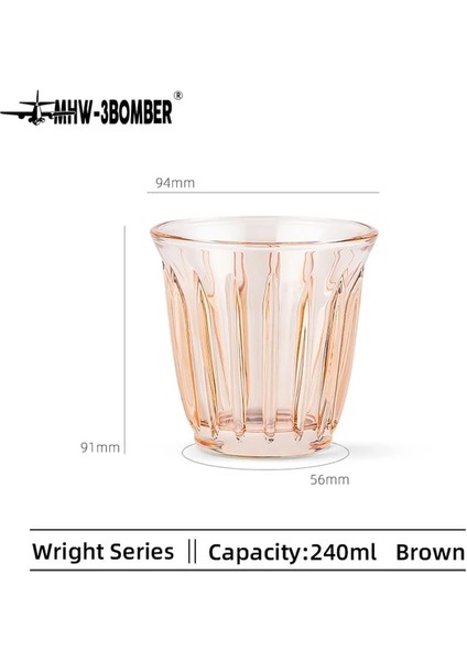 1 Adet Kahverengi 240 ml Mhw-3bomber 240 ml Sanat Latte Kahve Fincanları Narin Şarap Kupaları Anti-Haşlanma Cam Espresso Fincanı Cappuccino Chic Ev Aksesuarları (Yurt Dışından) fiyatları