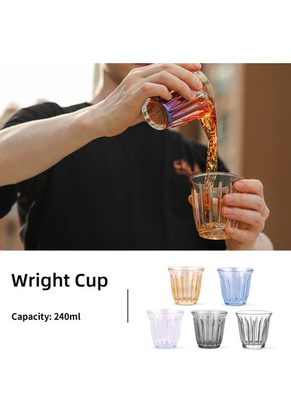1 Adet Kahverengi 240 ml Mhw-3bomber 240 ml Sanat Latte Kahve Fincanları Narin Şarap Kupaları Anti-Haşlanma Cam Espresso Fincanı Cappuccino Chic Ev Aksesuarları (Yurt Dışından) modelleri