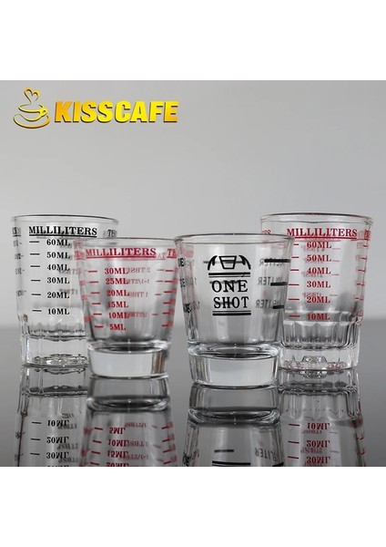 60ML 30ML/60ML/90ML Cam Ölçüm Kabı Ölçeği Malzemeleri Espresso Atış Cam Sıvı Cam Ons Bardak Mutfak Ölçü Kahve Aracı Barista (Yurt Dışından) fiyatları