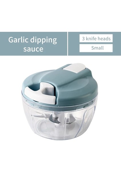 520 Ml-Mavi Beyaz El Çekme Kıyma Makinesi Güçlü Gıda Parçalayıcı Mikser Ev Sebze Kesici Kıyma Meyve Sebze Fındık Parçalayıcı Mutfak Aletleri (Yurt Dışından)